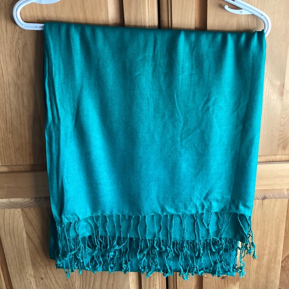 Beautiful Emerald Green Pashmina - Picture 1 of 4